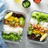Healthy green meal prep with chicken Healthy green meal prep with chicken